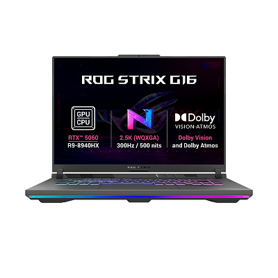 ASUS ROG Strix G16/G614PM-TS274WZ/R9-8940HX/16"/2560x1600/32GB/1TB/RTX 5060/W11H/Gray/2R
