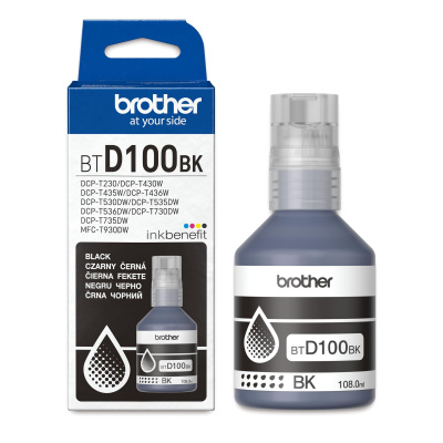 Brother BT-D100 BTD100BK nero (black) inchiostro originale