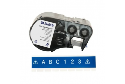 Brady M4C-750-595-BL-WT / 170824, 19.05 mm x 7.62 m, Vinile, testo bianco / sfondo bu