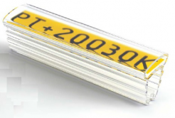 Partex PT+10018A manica di marcatore 18 mm, 200pz (2,5 5,0 mm), PT manicotto traslucido per etichette