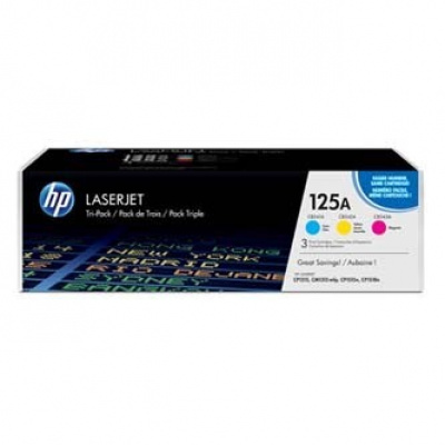 HP 125A CF373AM, ciano/magenta/giallo (cyan/magenta/yellow) toner originale