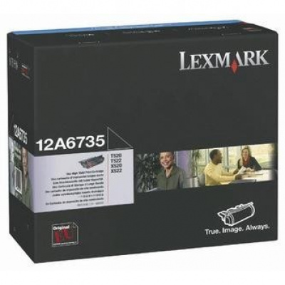Lexmark 12A6735 nero (black) toner originale
