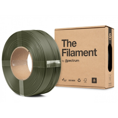 "The Filament" by Spectrum TF-24158, ReFill, PLA Matte, 1,75mm, 1000g, Verde (Army green)