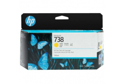 HP 738 498N7A giallo (yellow) cartuccia originale