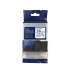 Nastro compatibile con Brother TZ-163 / TZe-163, 36mm x 8m, testo blu / nastro trasparente