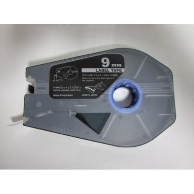 Nastro autoadesivo compatibile per Canon M-1 Std/M-1 Pro, 9mm x 30m, cartuccia, argento