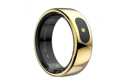 Smart RING PRO d'oro, misurazione dello stress, misurazione della frequenza cardiaca, monitoraggio del sonno, 8, Powerton