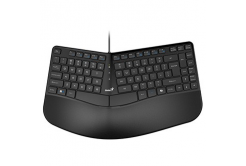 Genius Ergo KB-700, CZ/SK, ergonomica, cablata (USB), nera, Copilot