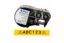 Brady M4C-750-595-YL-BK / 170832, 19.05 mm x 7.62 m, Vinile, testo nero / sfondo giallo