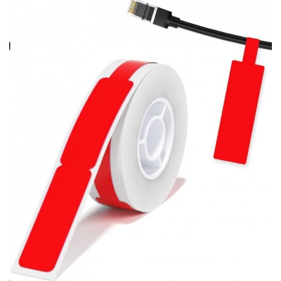 Niimbot A2K18638001, 12,5x109mm, 60pz, etichette autoadesive rosse per cavi