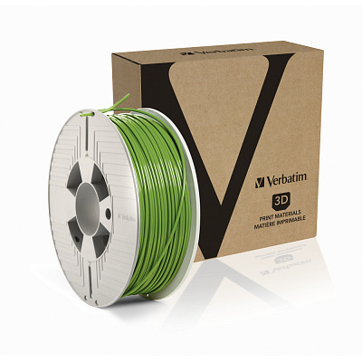 Verbatim 55334 3D filamento, PLA, 2,85mm, 1000g, 126m, Verde (Green)