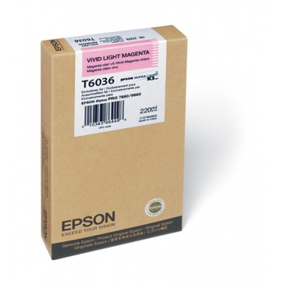 Epson T603600 magenta chiaro (light vivid magenta) cartuccia originale