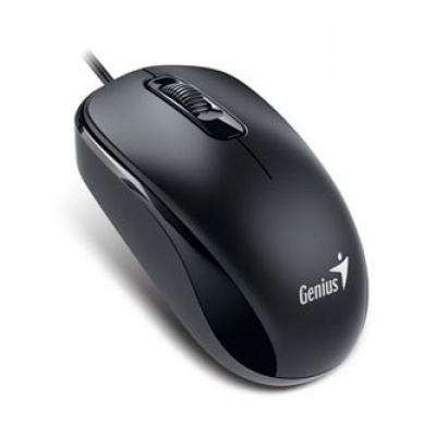 Genius Mouse DX-110 31010116108, 1000DPI, ottica, 3sp\., wired (PS/2), nero
