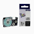 Nastro compatibile con Casio XR-9X1, 9mm x 8m testo nera / sfondo trasparente