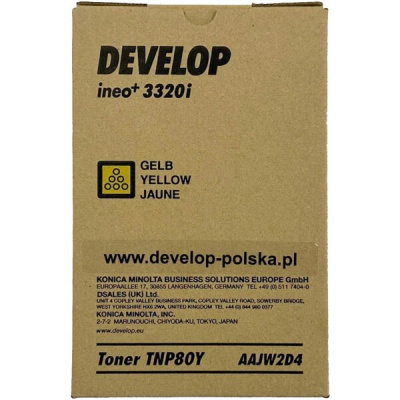Develop TNP-80 AAJW2D4 giallo (yellow) toner originale