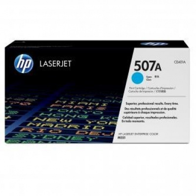 HP 507A CE401A ciano (cyan) toner originale