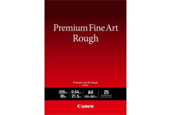Canon Fine Art Rough 4562C001, 320 g/m2, A4, 25pz, opaco, getto d'inchiostro, bianco, carta fotografica