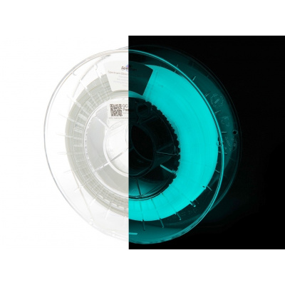 Filamento 3D Spectrum 80535, PET-G Glow in the Dark, 1,75 mm, 500 g, Blu (Blue)