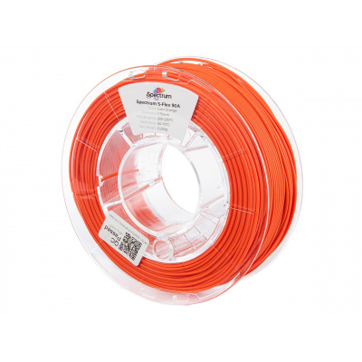 Filamento 3D Spectrum 80251, S-Flex 90A, 1,75 mm, 250 g, Arancione (Lion orange)