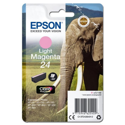 Epson T2426 C13T24264012 magenta chiaro (light magenta) cartuccia originale