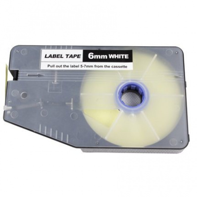 Nastro autoadesivo L-Mark LM506WL, 6mm x 8m, bianco