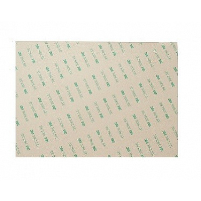 3M 8153LE Nastro transfer (adesivo 300LSE) in foglio, 609,6 x 914,4 mm, spessore 0,09 mm