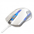 E-blue Mouse Auroza G EMS607WHAA-IU, 3000DPI, ottica, 6sp\., wired USB, bianco