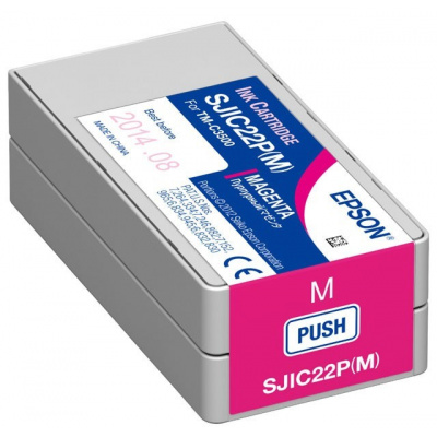 Epson GJIC5(M) C13S020565 pro ColorWorpz, magenta cartuccia originale