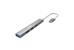 USB (3.0) hub 5-port, UH008, metallico, Marvo