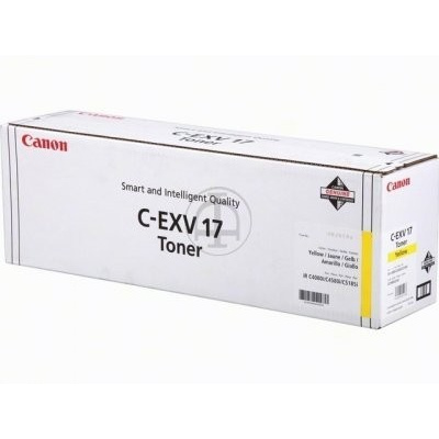 Canon C-EXV17 giallo (yellow) toner originale