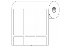 Brady BPT-625-499 / 217085, etichette in carta termica, 25.40 mm x 66.68 mm
