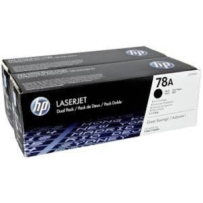 HP 78A CE278AD confezione doppia nero (black) toner originale