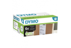 Dymo 2128307, 159mm x 104mm, grandi, bianco, etichette di carta originali, 6 x 220 pz