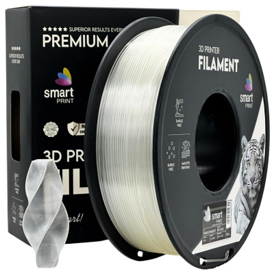 Smart Print FG-S20-E1, 3D filamento, HS-PLA, 1,75mm, 1000g, Trasparente (Transparent)
