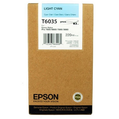 Epson T603500 ciano chiaro (light cyan) cartuccia originale