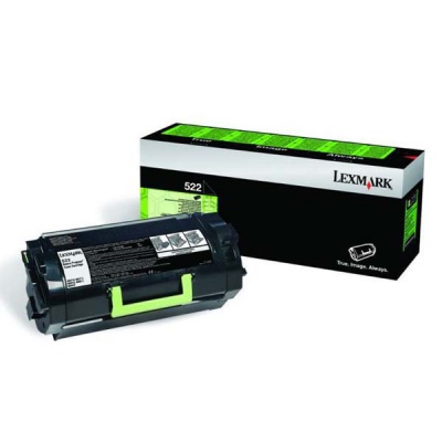 Lexmark toner originale 52D2000, black, 6000pp\., 522, return, Lexmark MS812de, MS812dn, MS810de, MS811dn