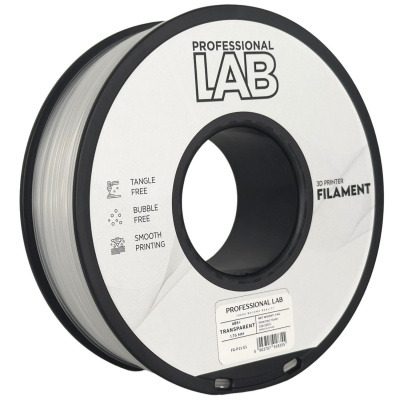 Professional Lab FG-P11-E1, 3D filamento, ABS+, 1,75mm, 1000g, Trasparente (Transparent)