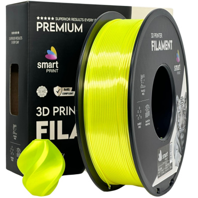 Smart Print FG-S95-E1, 3D filamento, PLA Silk, 1,75mm, 1000g, Giallo (Yellow)
