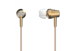 Genius HS-M360, sluchátka, bez ovládání hlasitosti, zlaté, špuntová tipo 3.5 mm jack