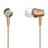 Genius HS-M360, cuffie, senza controllo del volume, dorate, in-ear tipo jack da 3,5 mm