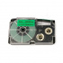 Casio XR-12FGN , 12mm x 8m, testo nera / segnale sfondo verde, nastro compatibile