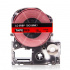 Epson LK-5RBP, SC18RW, C53S655002, 18mm x 9m, testo nera / sfondo rosso, nastro compatibile