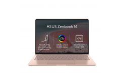 ASUS Zenbook 14/UX3480AA-OLED249W/U7-355/14"/2880x1800/24GB/512GB/Intel int/W11H/Rosa/2R