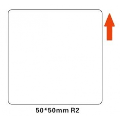 Niimbot A2A18918501, 50x50mm, 150pz, bianco etichette autoadesive