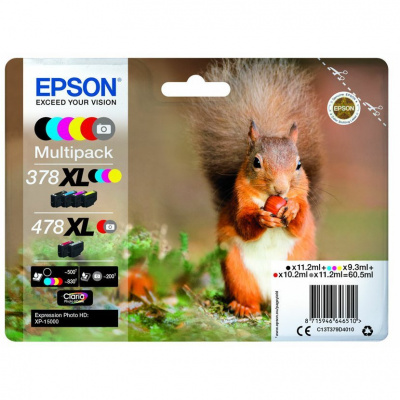 Epson 378XL+478XL C13T379D4010 colore (CMYK) multipack di cartucce originali