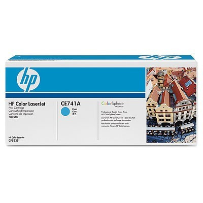 HP 307A CE741A ciano (cyan) toner originale