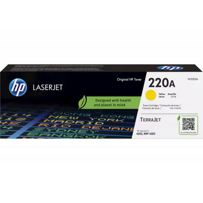 HP 220A W2202A giallo (yellow) toner originale