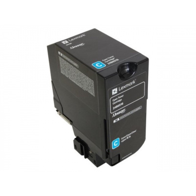 Lexmark 24B6516 ciano (cyan) toner originale