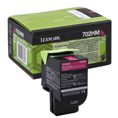 Lexmark 70C2HME magenta toner originale