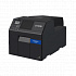 Epson ColorWorks C6000 Series colour label printer, 112 mm media, 85 mm/s, cutter, Ethernet, USB, black